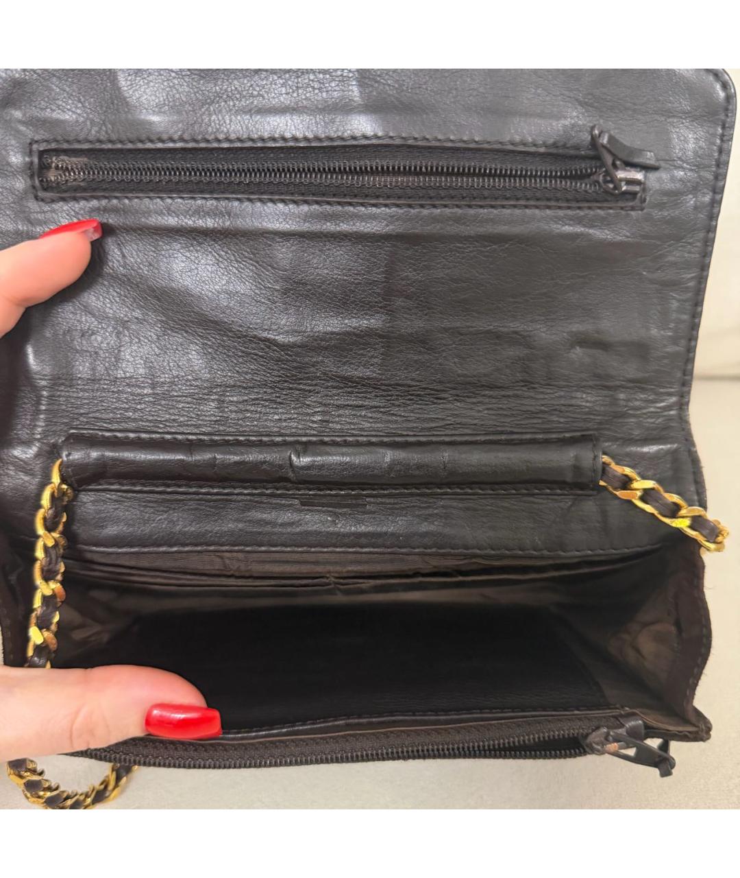 CHANEL Коричневая замшевая сумка через плечо, фото 6