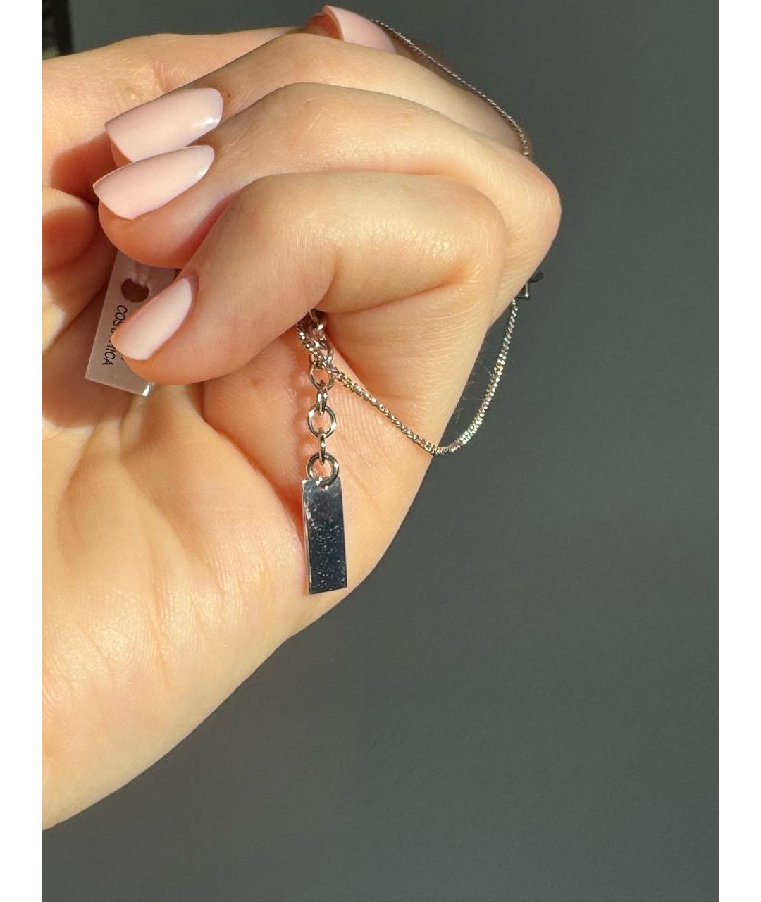 SAINT LAURENT Серебрянный латунный браслет, фото 6