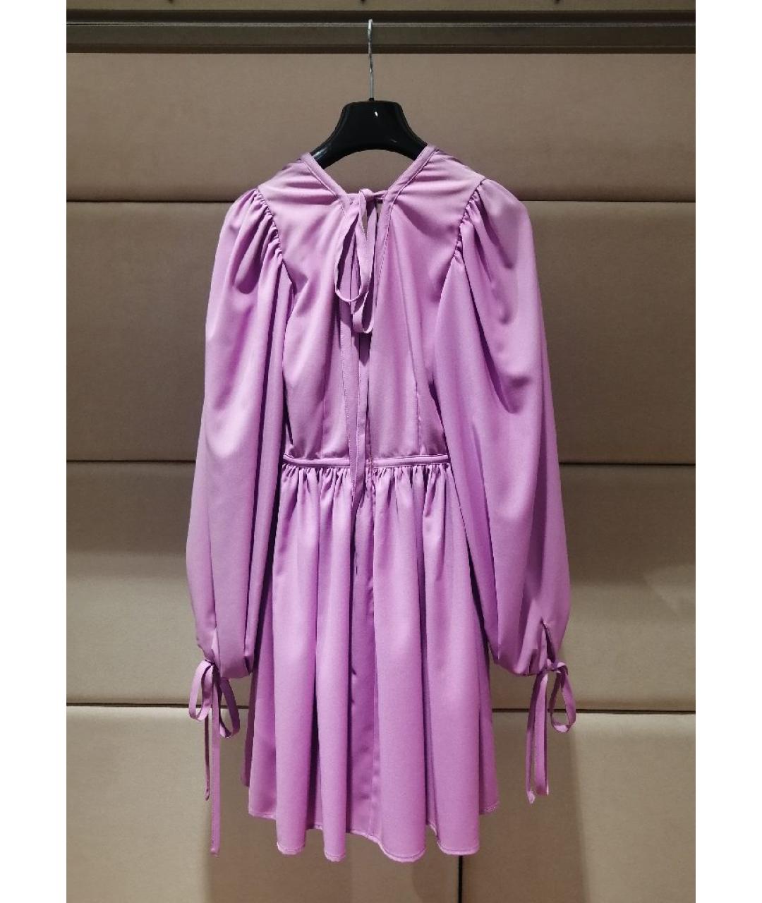 MSGM Фиолетовое повседневное платье, фото 2
