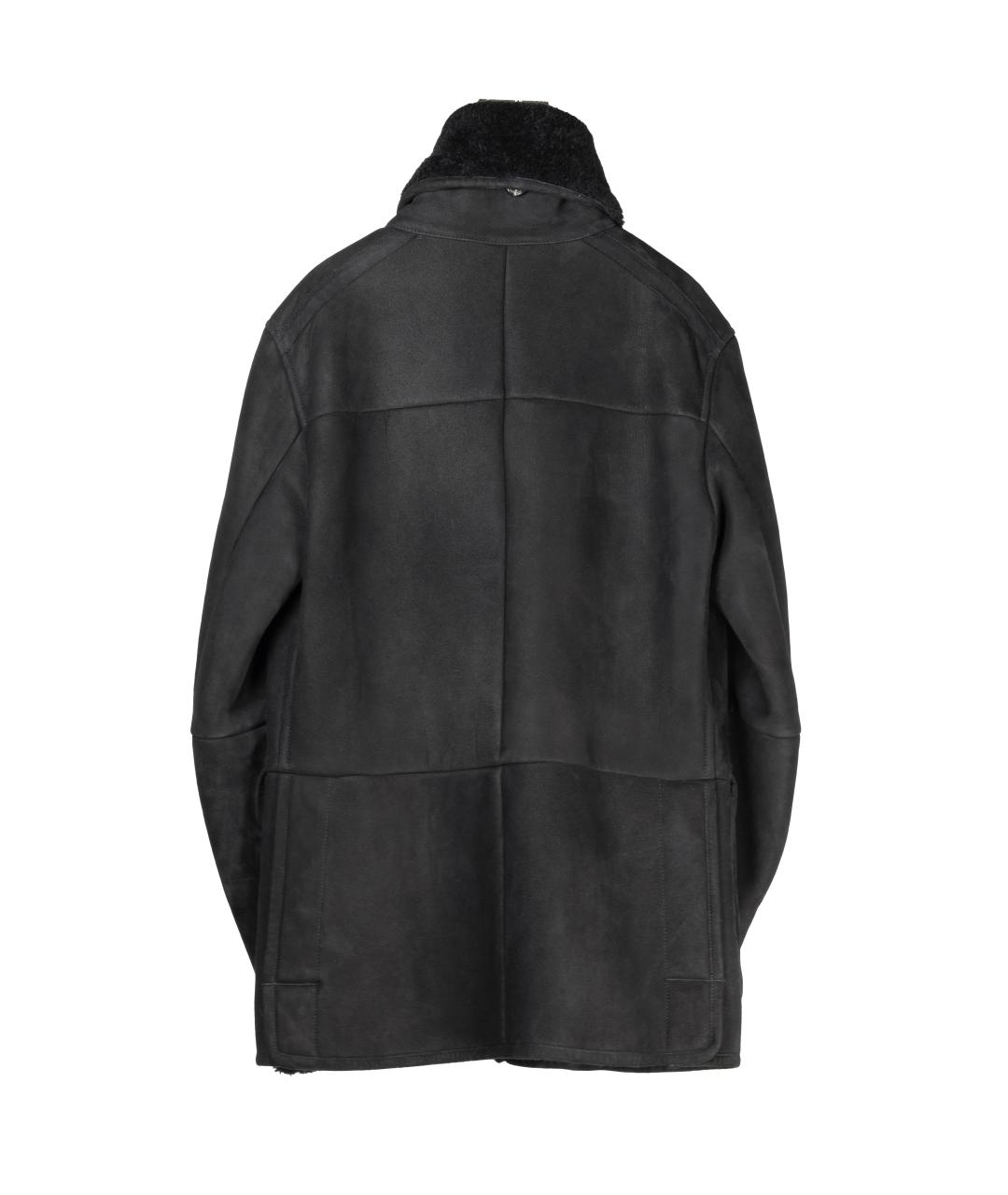 SAINT LAURENT Черная меховая дубленка/шуба, фото 2