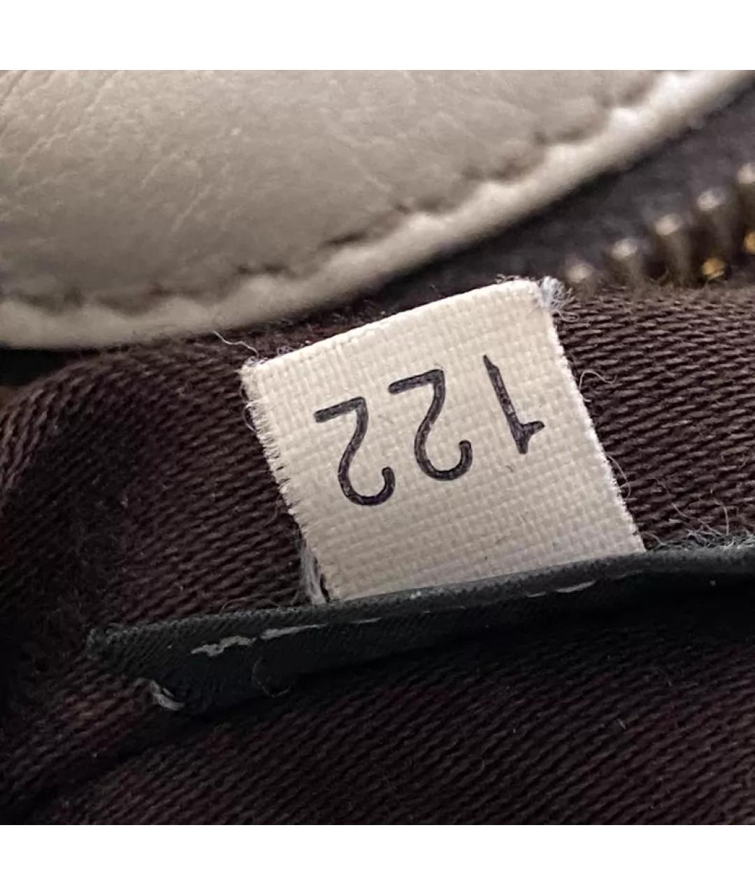 MIU MIU Бежевая кожаная сумка через плечо, фото 6