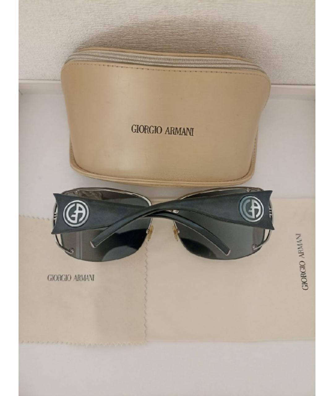 GIORGIO ARMANI Черные солнцезащитные очки, фото 2