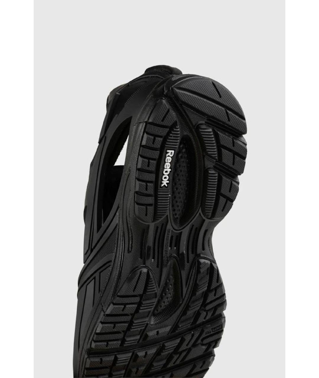 REEBOK Черные синтетические низкие кроссовки / кеды, фото 9