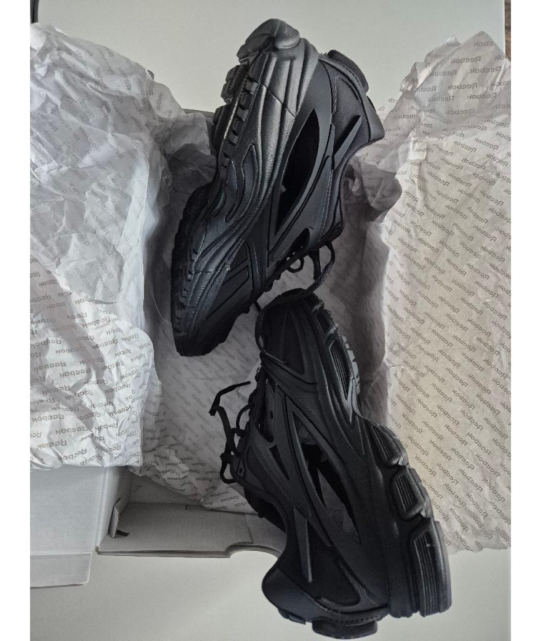 REEBOK Черные синтетические низкие кроссовки / кеды, фото 7