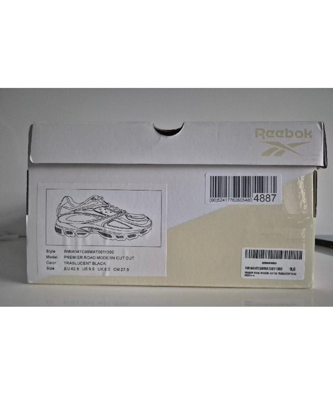 REEBOK Черные синтетические низкие кроссовки / кеды, фото 8