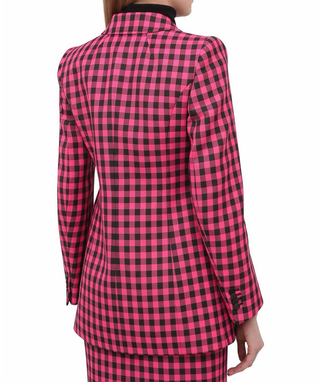 BALENCIAGA Розовый полиэстеровый пиджак, фото 3