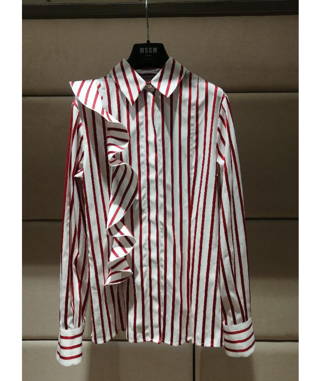 MSGM Белая хлопковая рубашка, фото 3