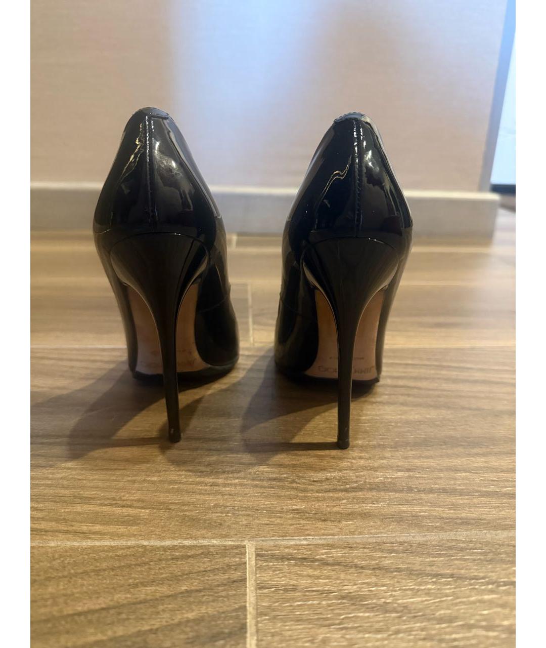 JIMMY CHOO Черные туфли из лакированной кожи, фото 3