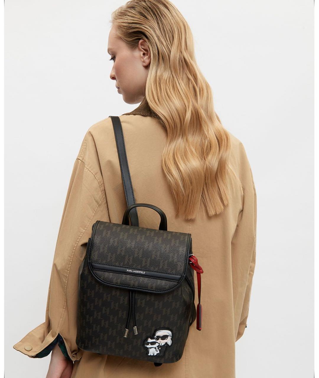 KARL LAGERFELD Коричневый рюкзак, фото 5