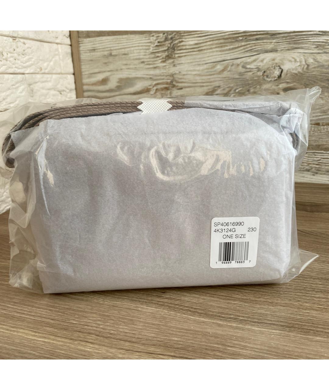 CALVIN KLEIN Серая сумка через плечо из искусственной кожи, фото 9