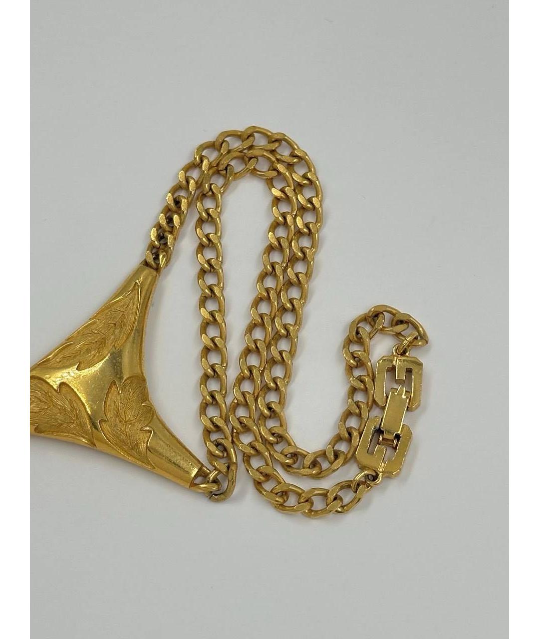 GIVENCHY Золотое позолоченное колье, фото 3