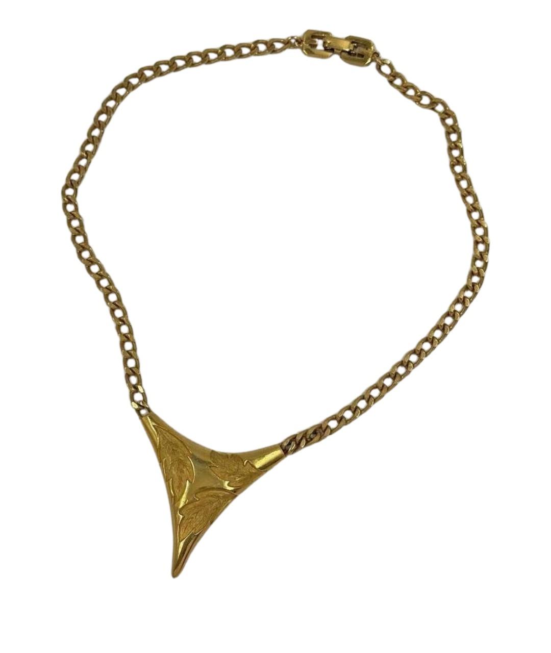 GIVENCHY Золотое позолоченное колье, фото 1
