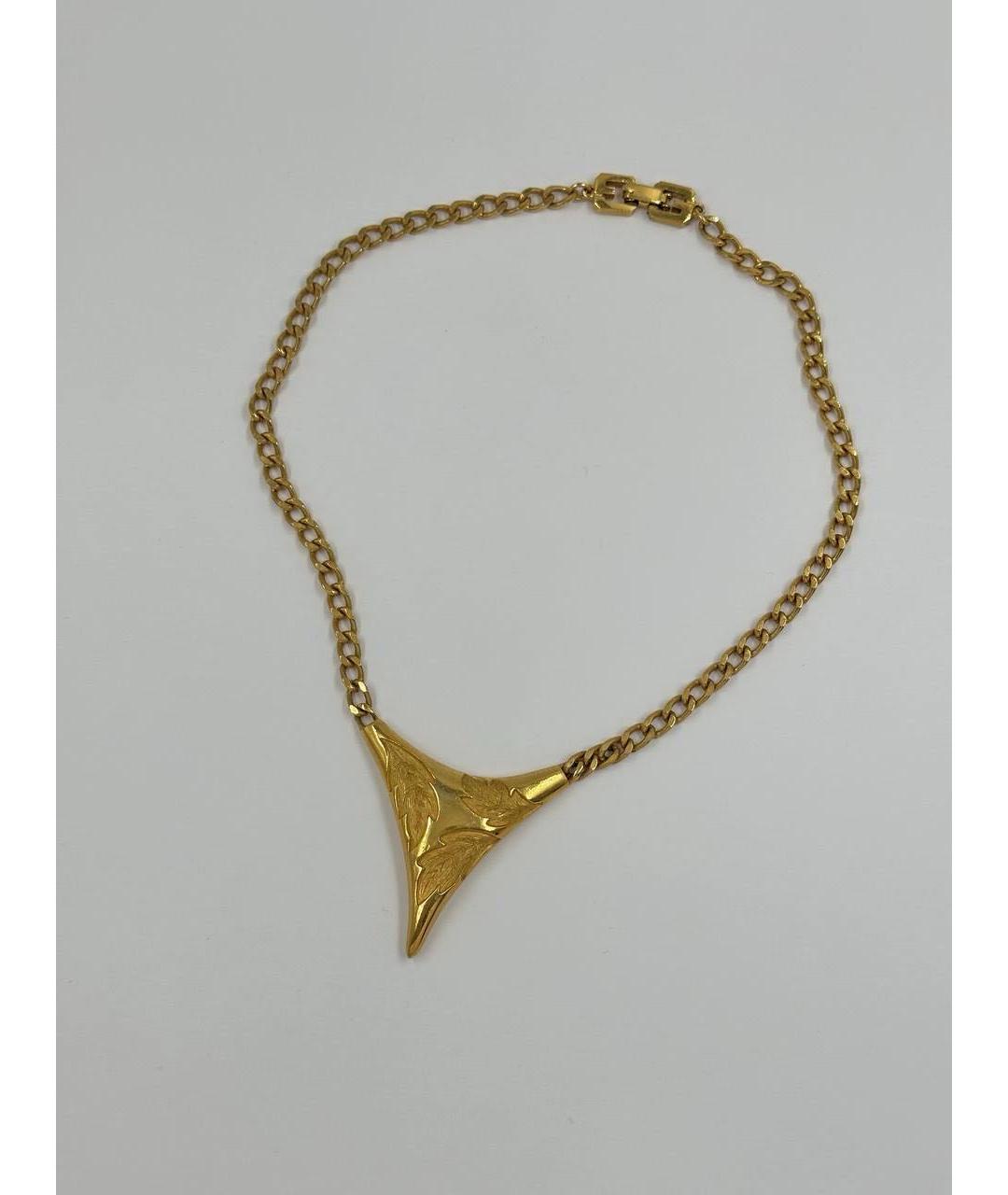 GIVENCHY Золотое позолоченное колье, фото 9