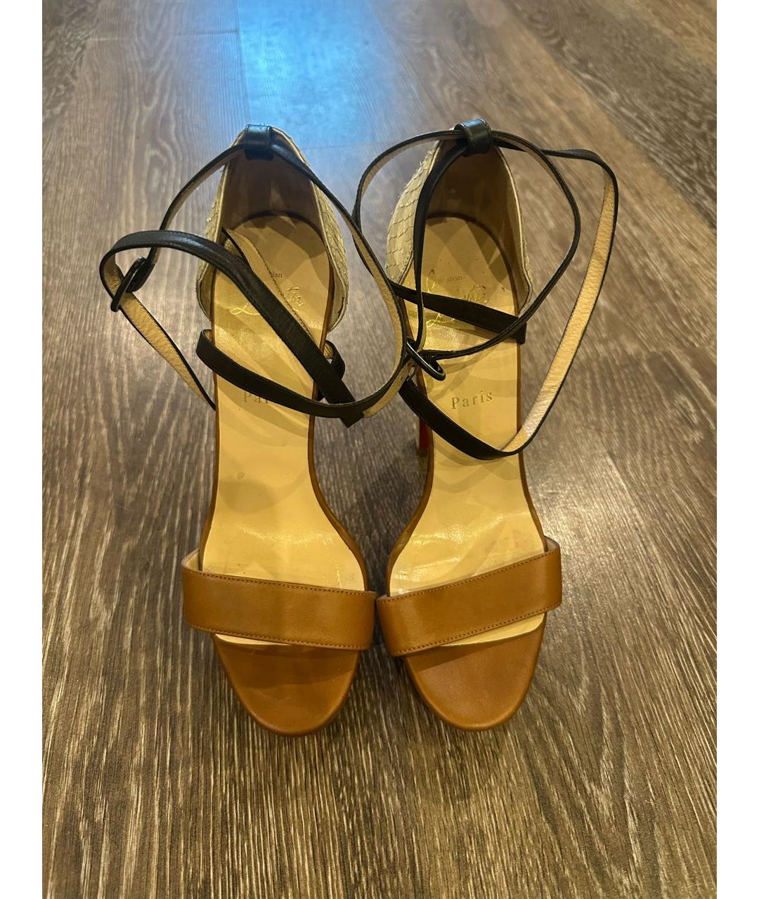 CHRISTIAN LOUBOUTIN Кожаные туфли, фото 4