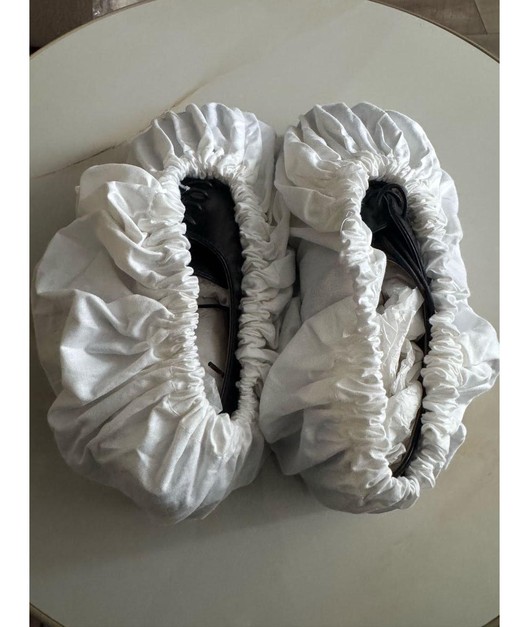 MAISON MARGIELA Черные кожаные лоферы, фото 6