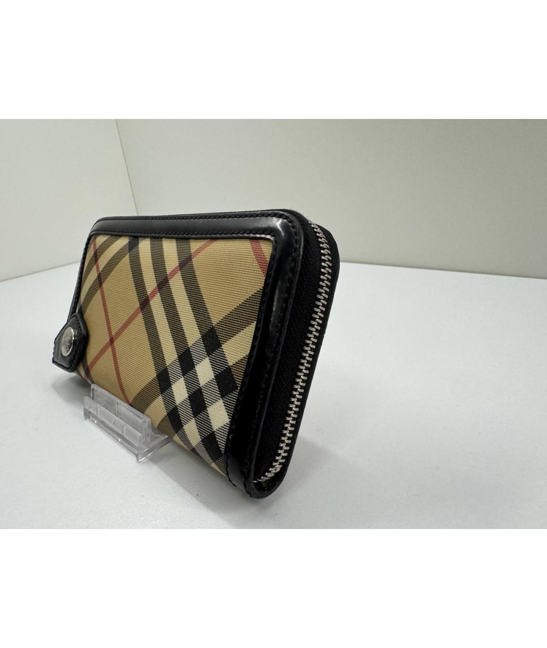 BURBERRY Бежевый кошелек, фото 4