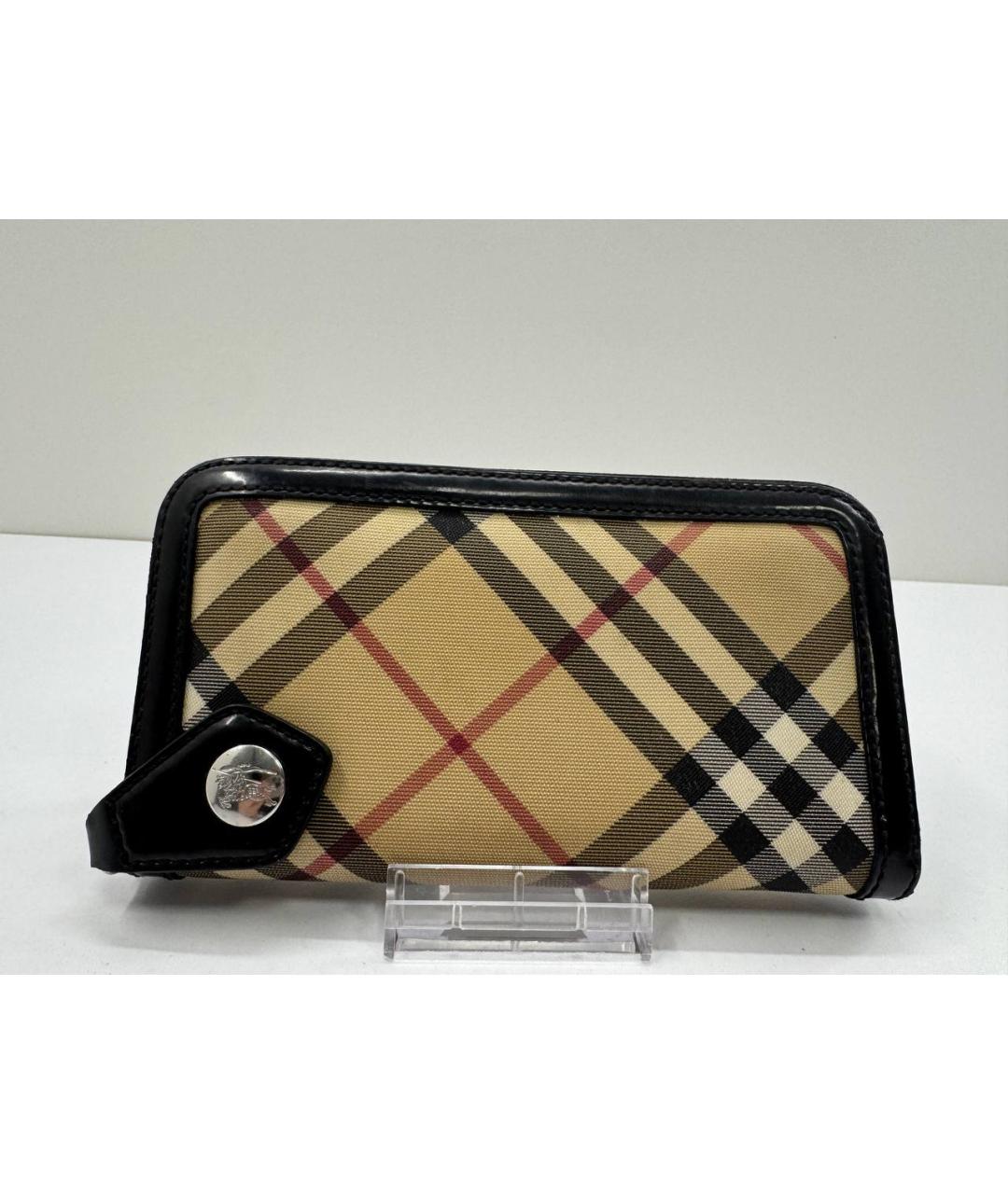BURBERRY Бежевый кошелек, фото 2