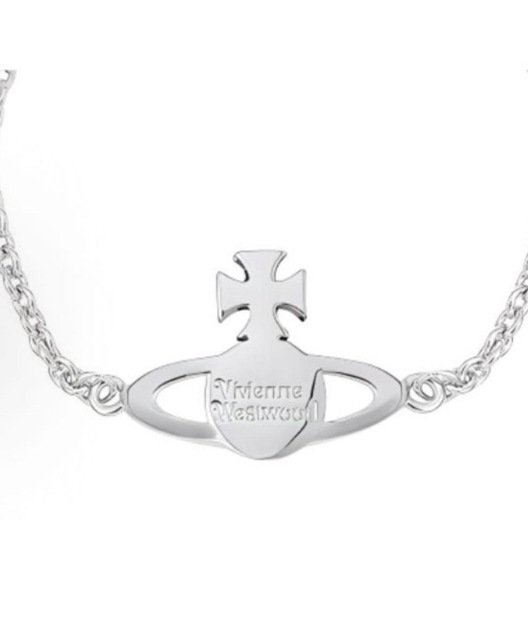 VIVIENNE WESTWOOD Серебрянный латунный браслет, фото 2