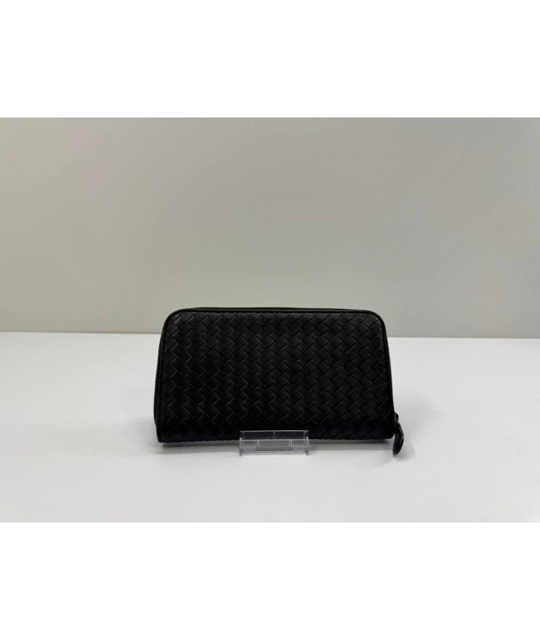 BOTTEGA VENETA Коричневый кожаный кошелек, фото 9