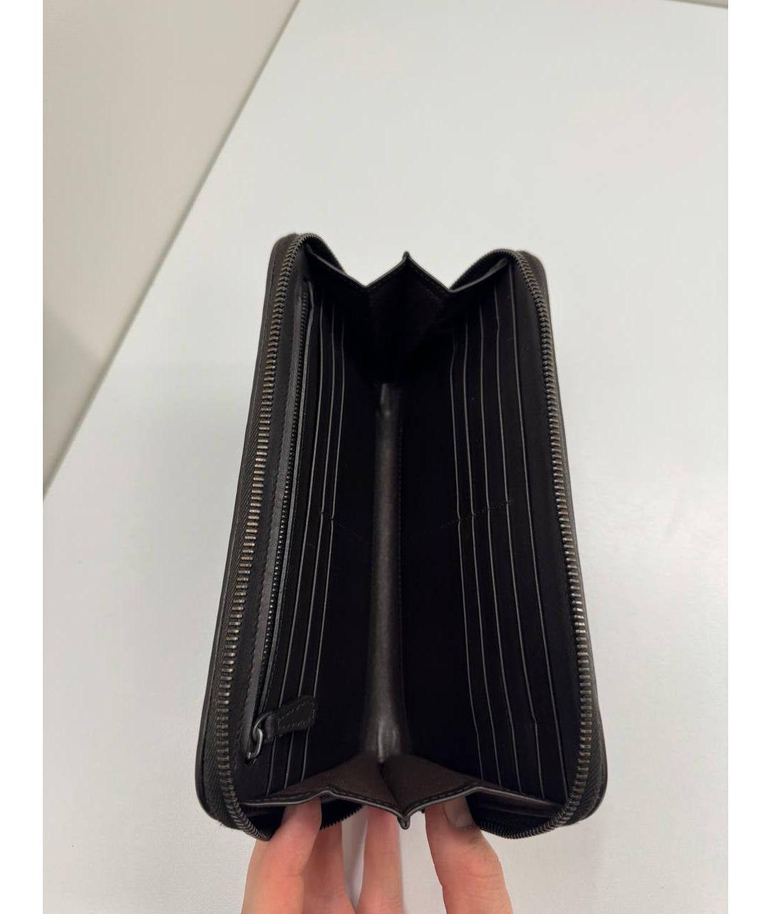 BOTTEGA VENETA Коричневый кожаный кошелек, фото 8