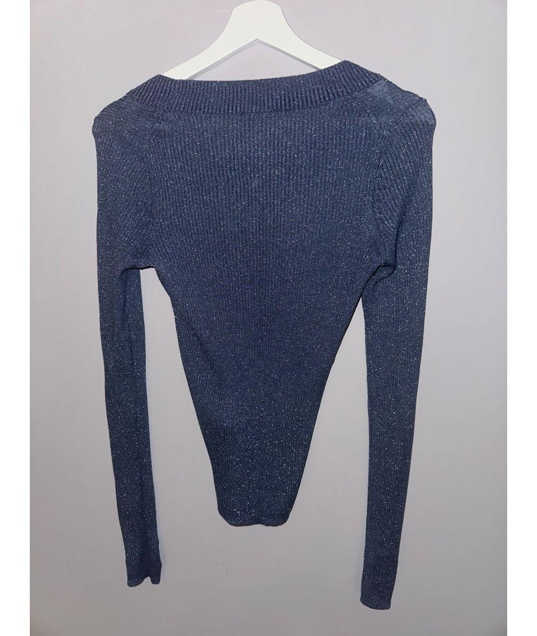 HUGO BOSS Синий вискозный джемпер / свитер, фото 2