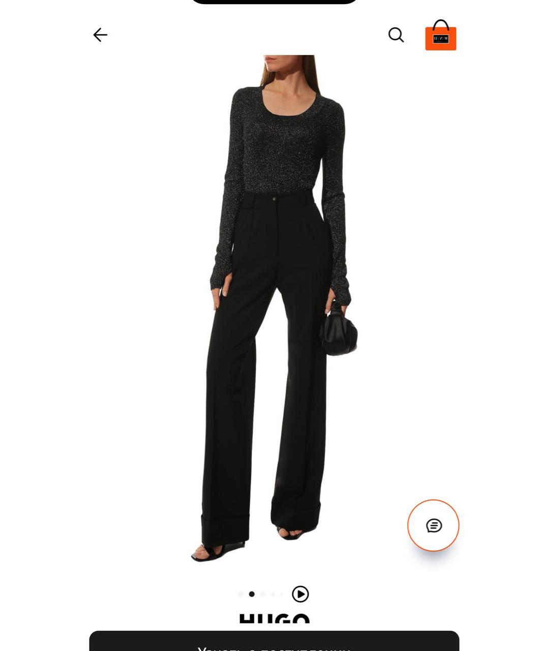 HUGO BOSS Синий вискозный джемпер / свитер, фото 5