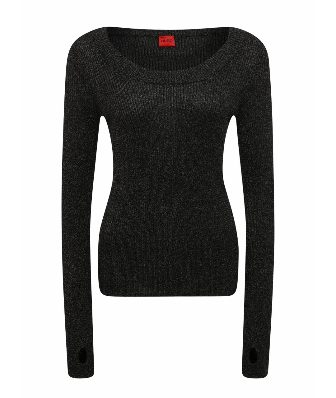 HUGO BOSS Синий вискозный джемпер / свитер, фото 1