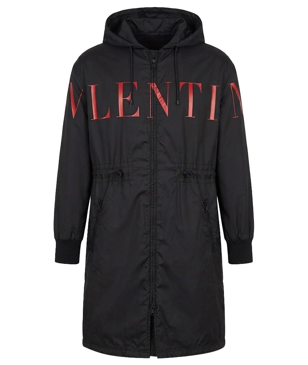 VALENTINO Черный меховой тренч / плащ, фото 1