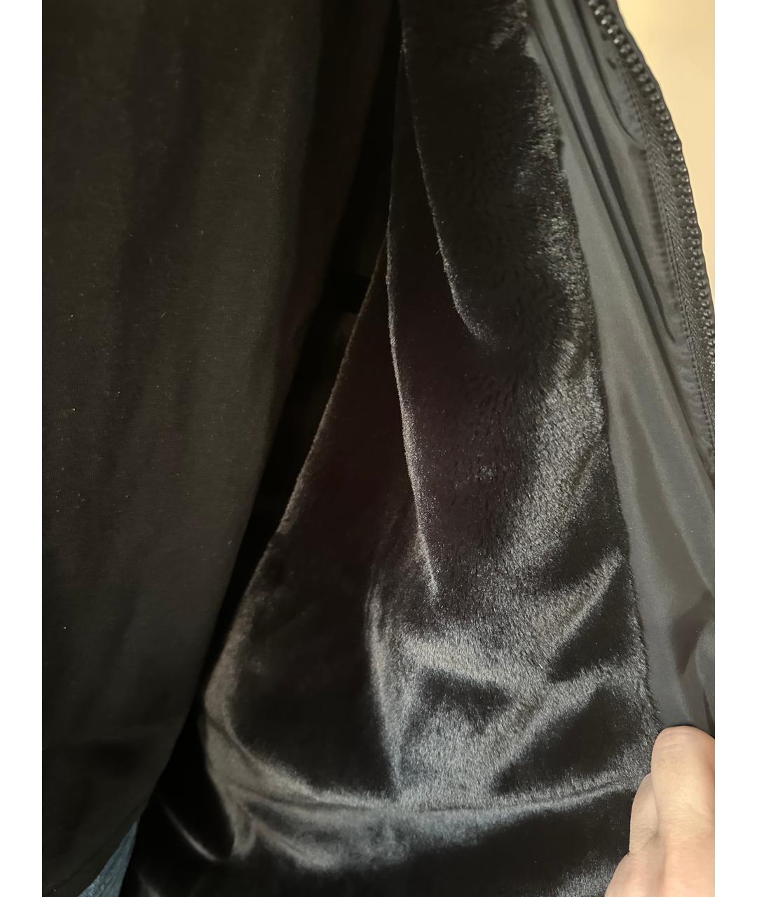 VALENTINO Черный меховой тренч / плащ, фото 7