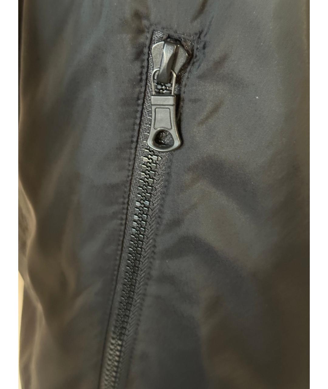 VALENTINO Черный меховой тренч / плащ, фото 4