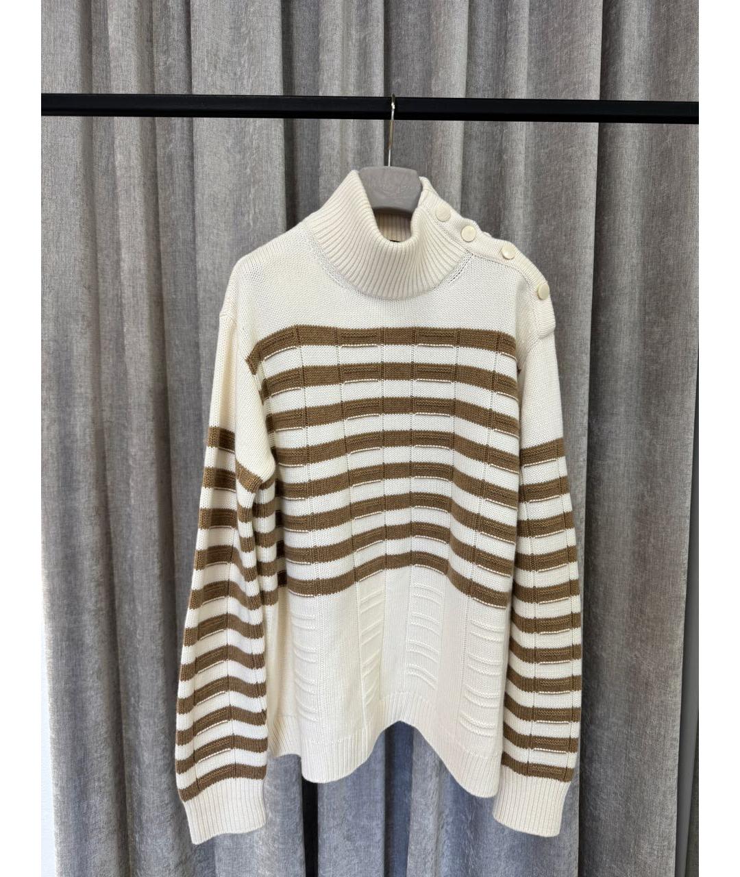 LORO PIANA Голубой кашемировый джемпер / свитер, фото 5