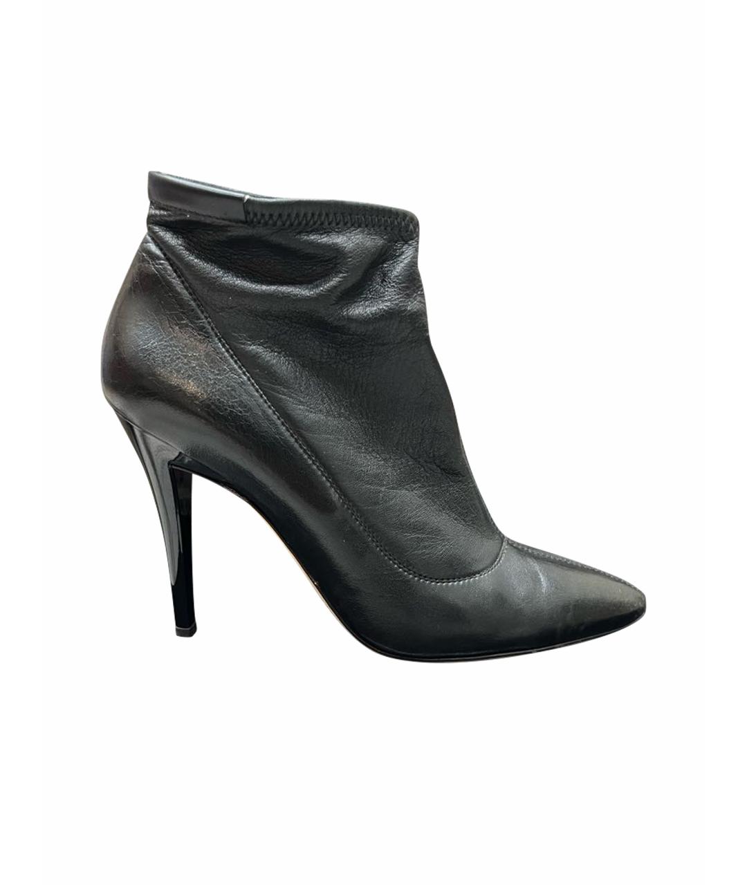 ESCADA Черные кожаные туфли, фото 1