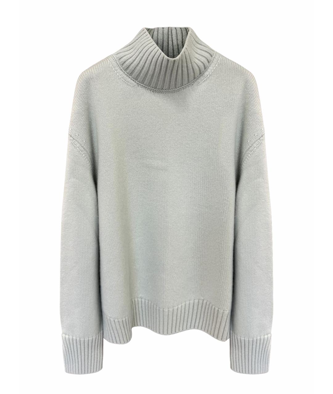 LORO PIANA Голубой кашемировый джемпер / свитер, фото 1