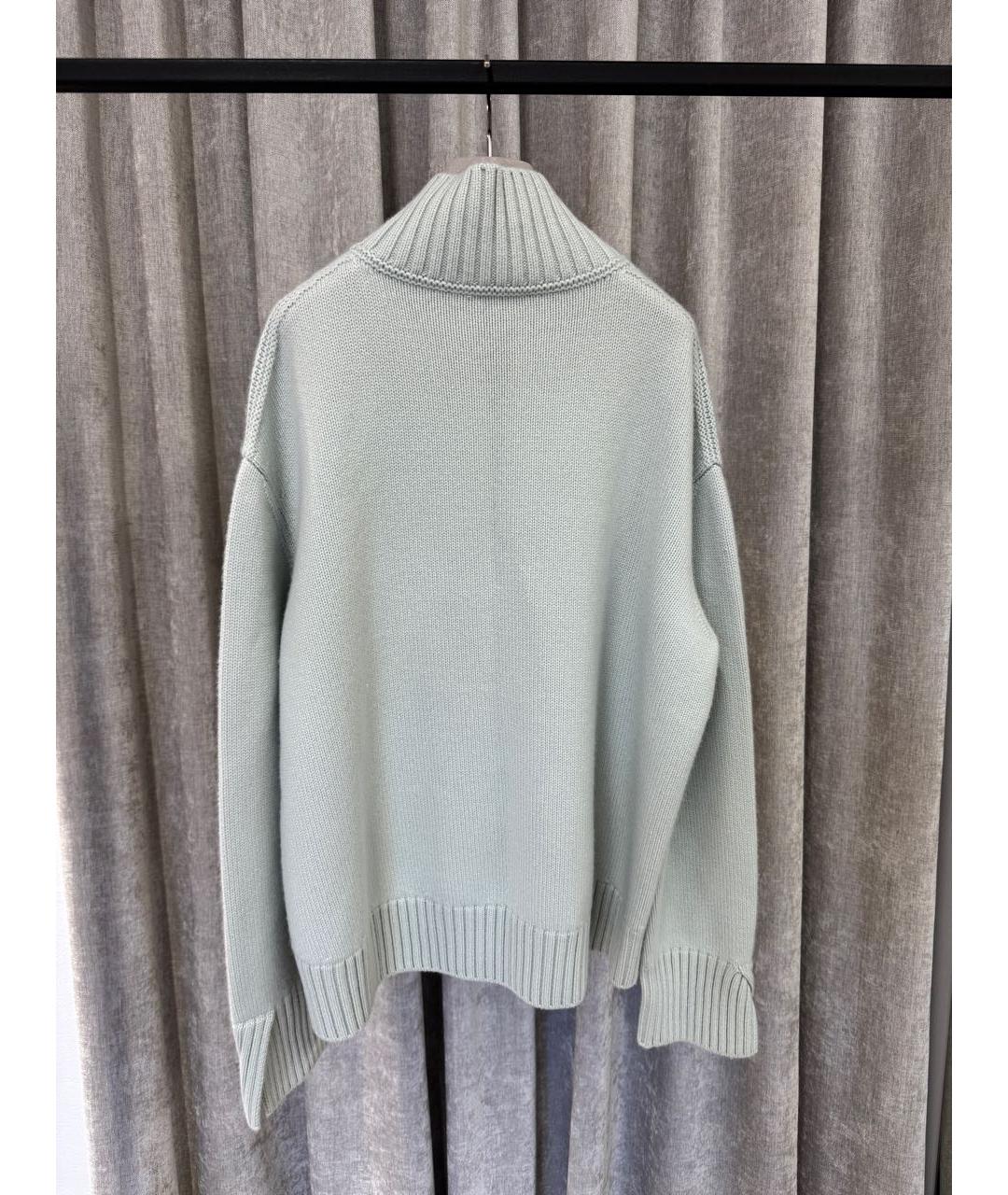 LORO PIANA Голубой кашемировый джемпер / свитер, фото 2