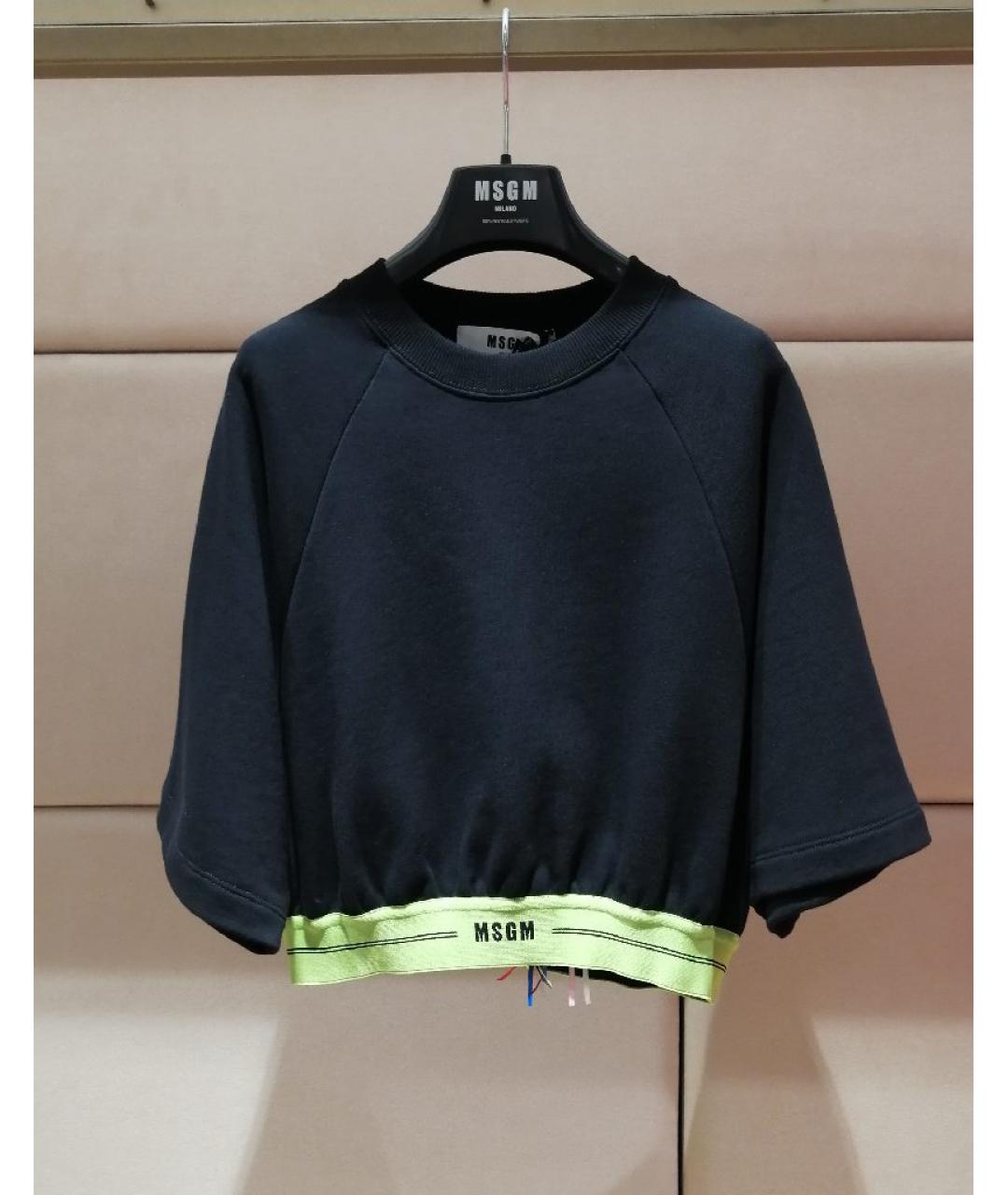 MSGM Черный хлопковый костюм с брюками, фото 5