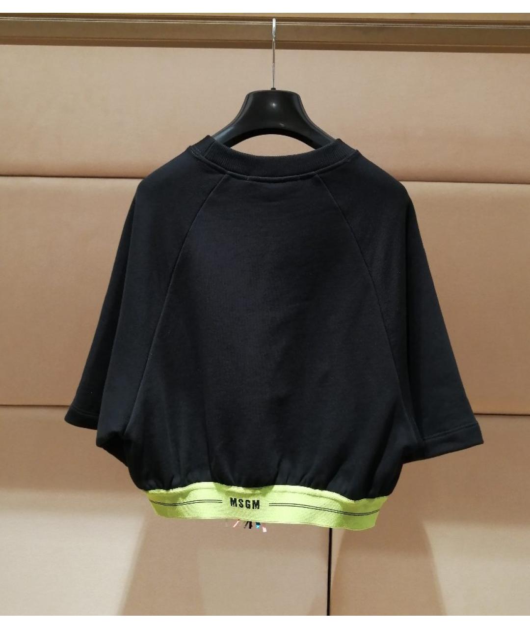 MSGM Черный хлопковый костюм с брюками, фото 2