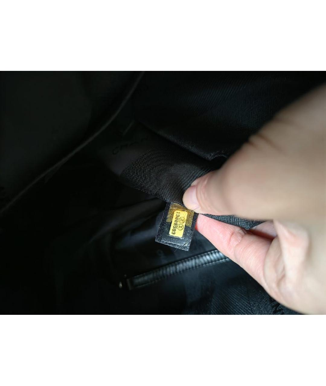 CHANEL Черная кожаная сумка через плечо, фото 7