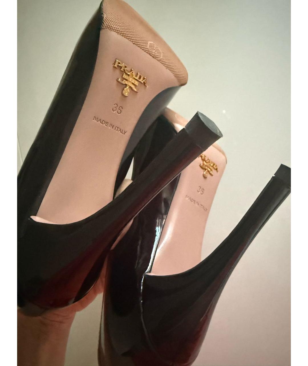 PRADA Кожаные туфли, фото 4