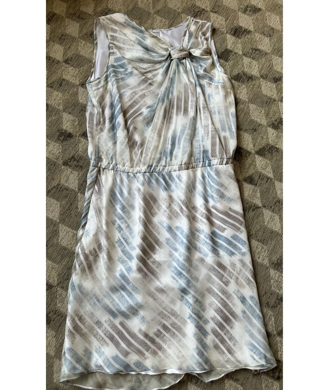 ARMANI COLLEZIONI Шелковое коктейльное платье, фото 9