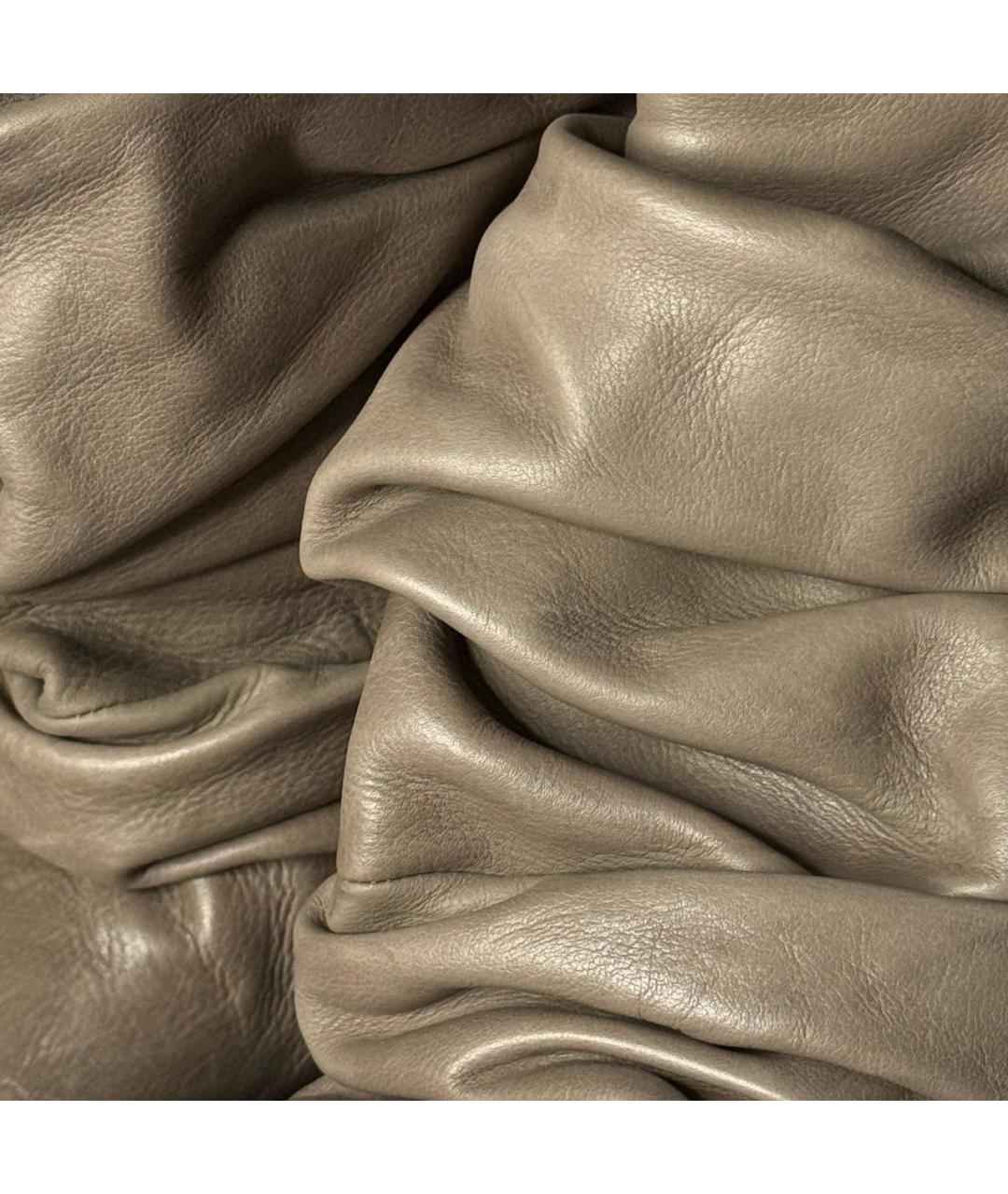 MAISON MARGIELA Бежевые кожаные ботильоны, фото 4