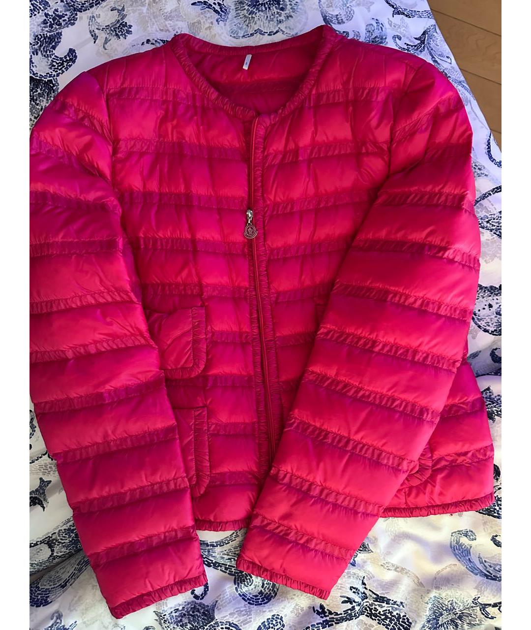 MONCLER Фуксия куртка, фото 6