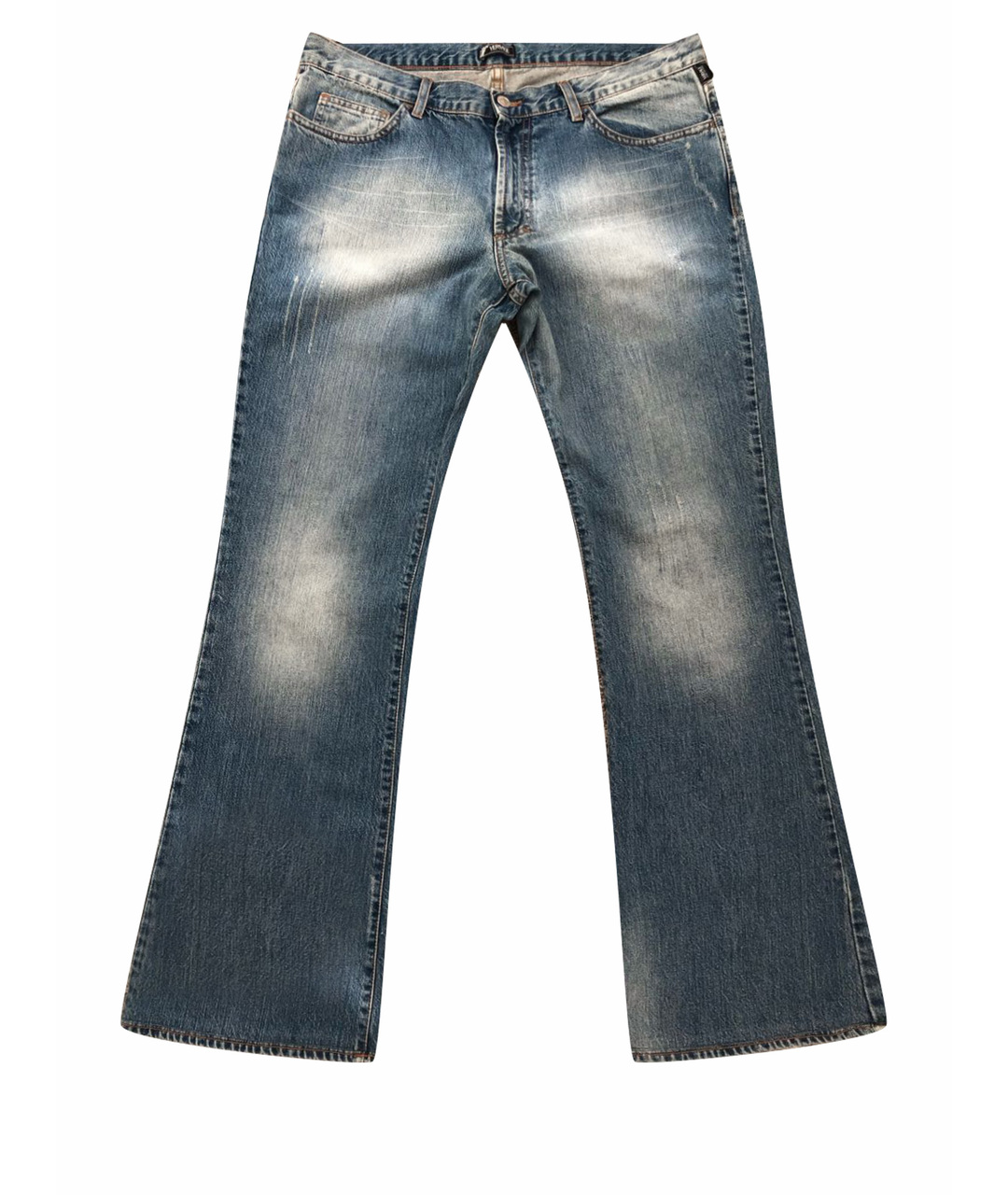 VERSACE JEANS COUTURE Синие хлопко-эластановые джинсы, фото 1