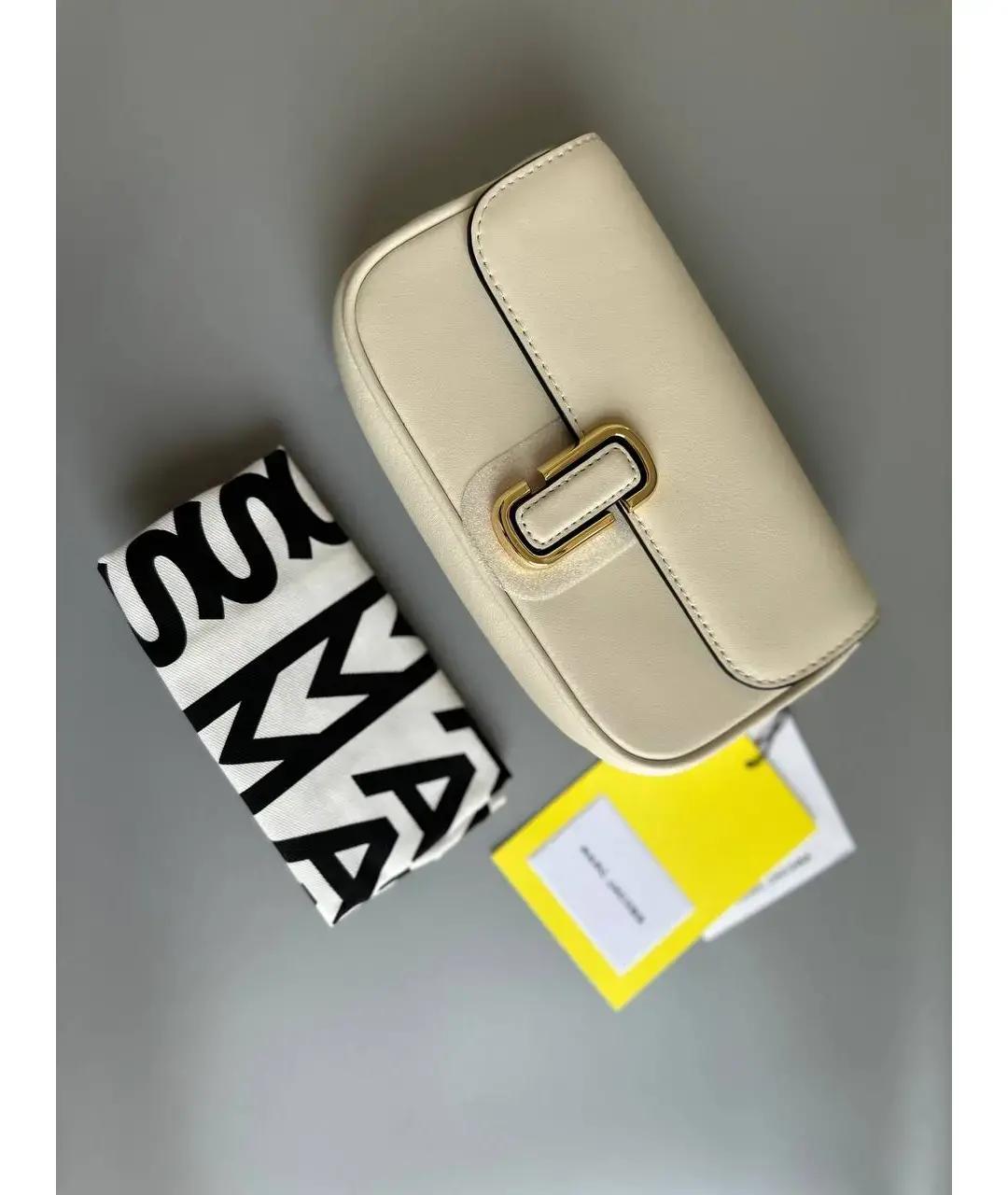 MARC JACOBS Бежевая кожаная сумка через плечо, фото 2