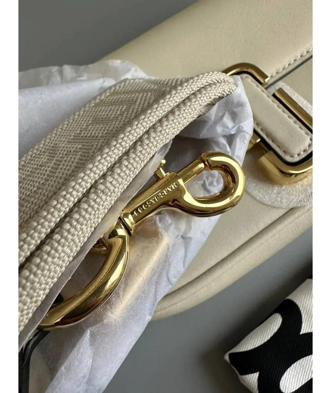 MARC JACOBS Бежевая кожаная сумка через плечо, фото 5