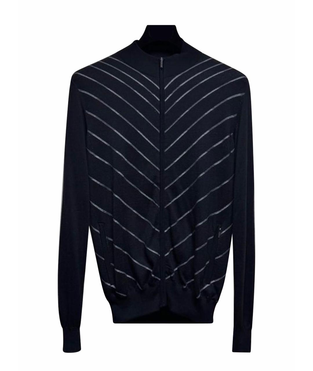 ZILLI Черный шелковый спортивный костюм, фото 1