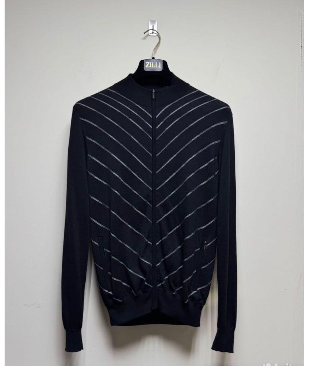 ZILLI Черный шелковый спортивный костюм, фото 9