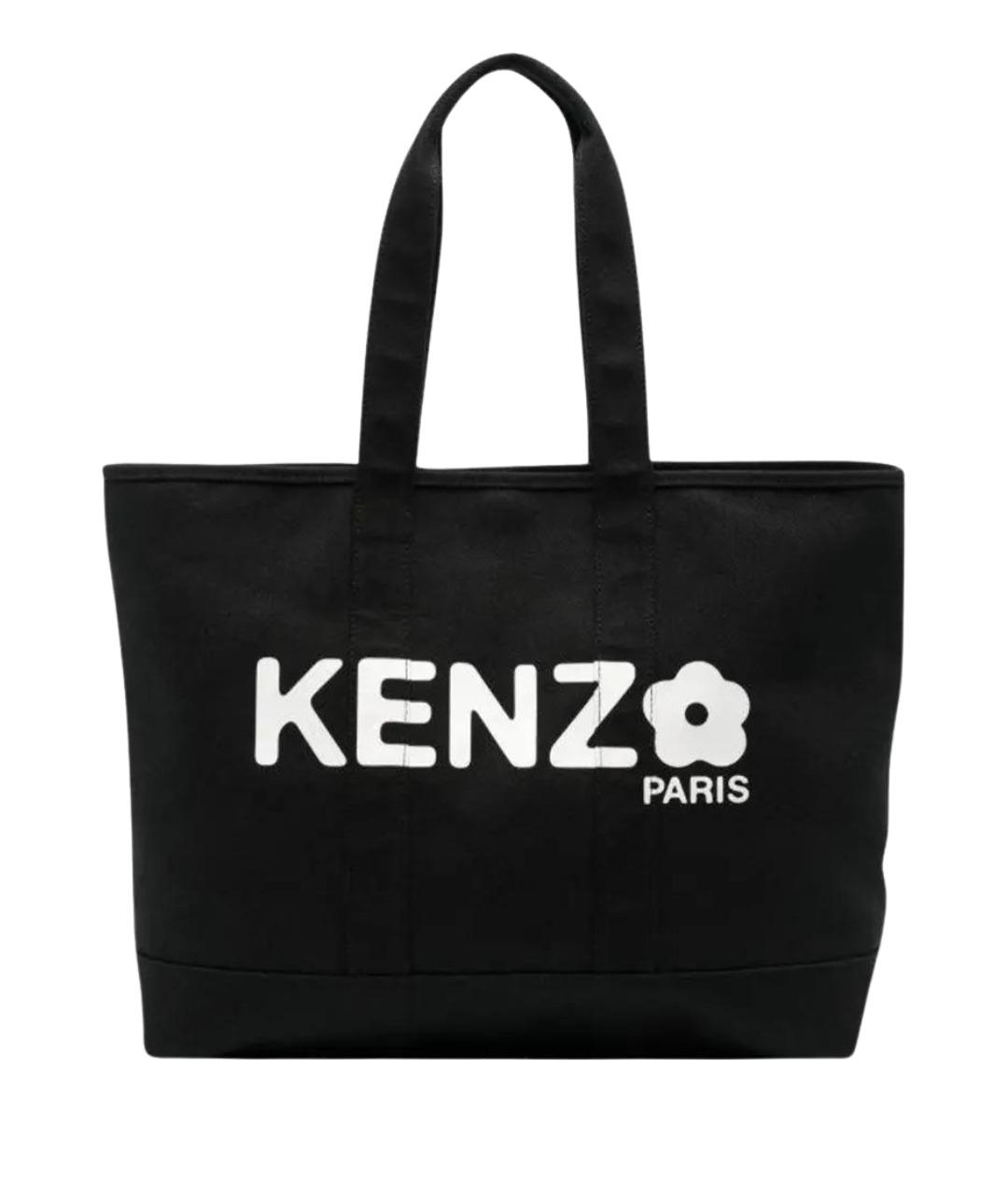 KENZO Черная сумка тоут, фото 1