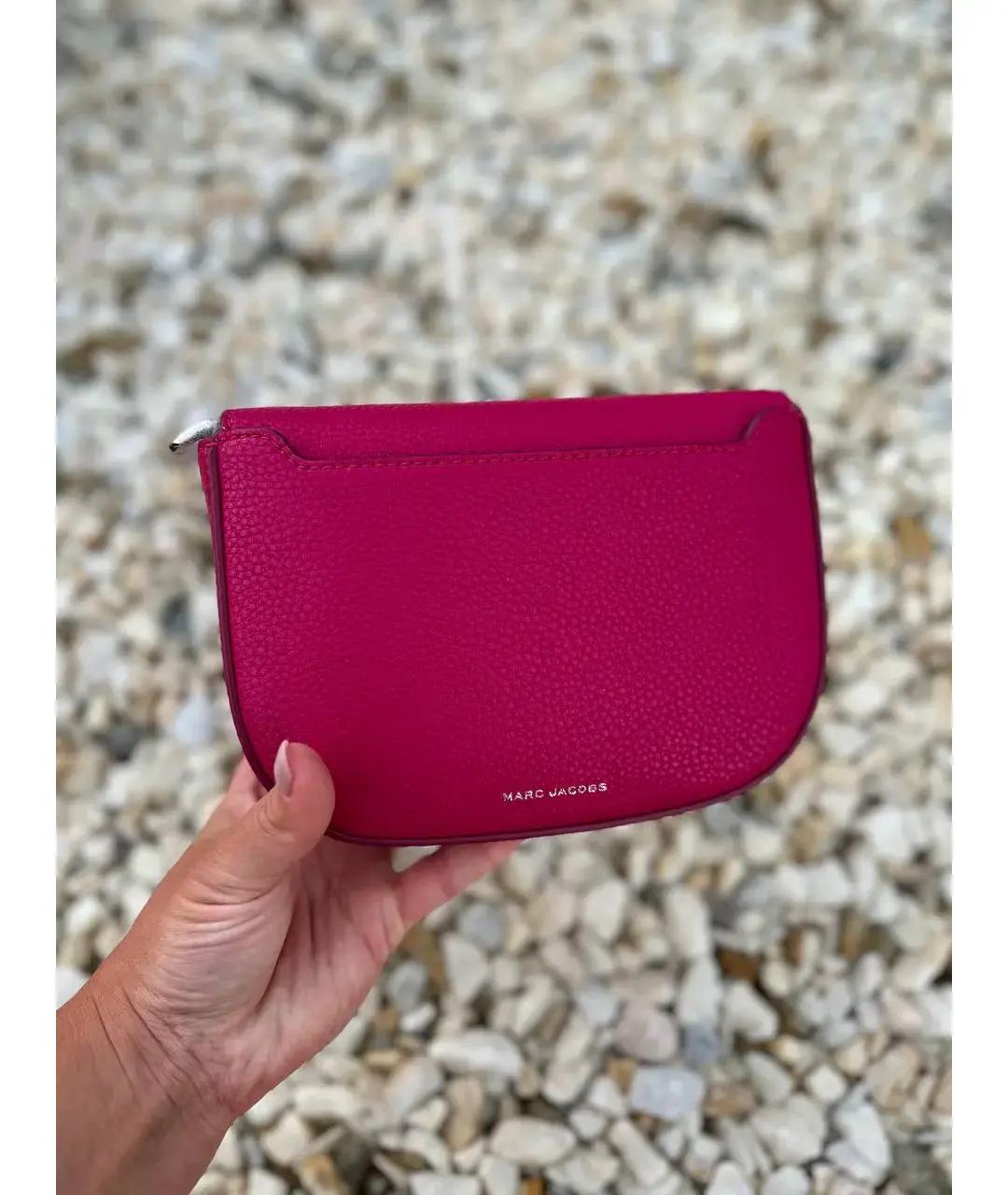 MARC JACOBS Фуксия кожаная сумка через плечо, фото 4