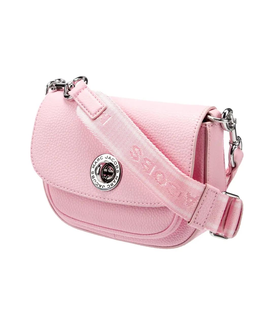 MARC JACOBS Розовая кожаная сумка через плечо, фото 2