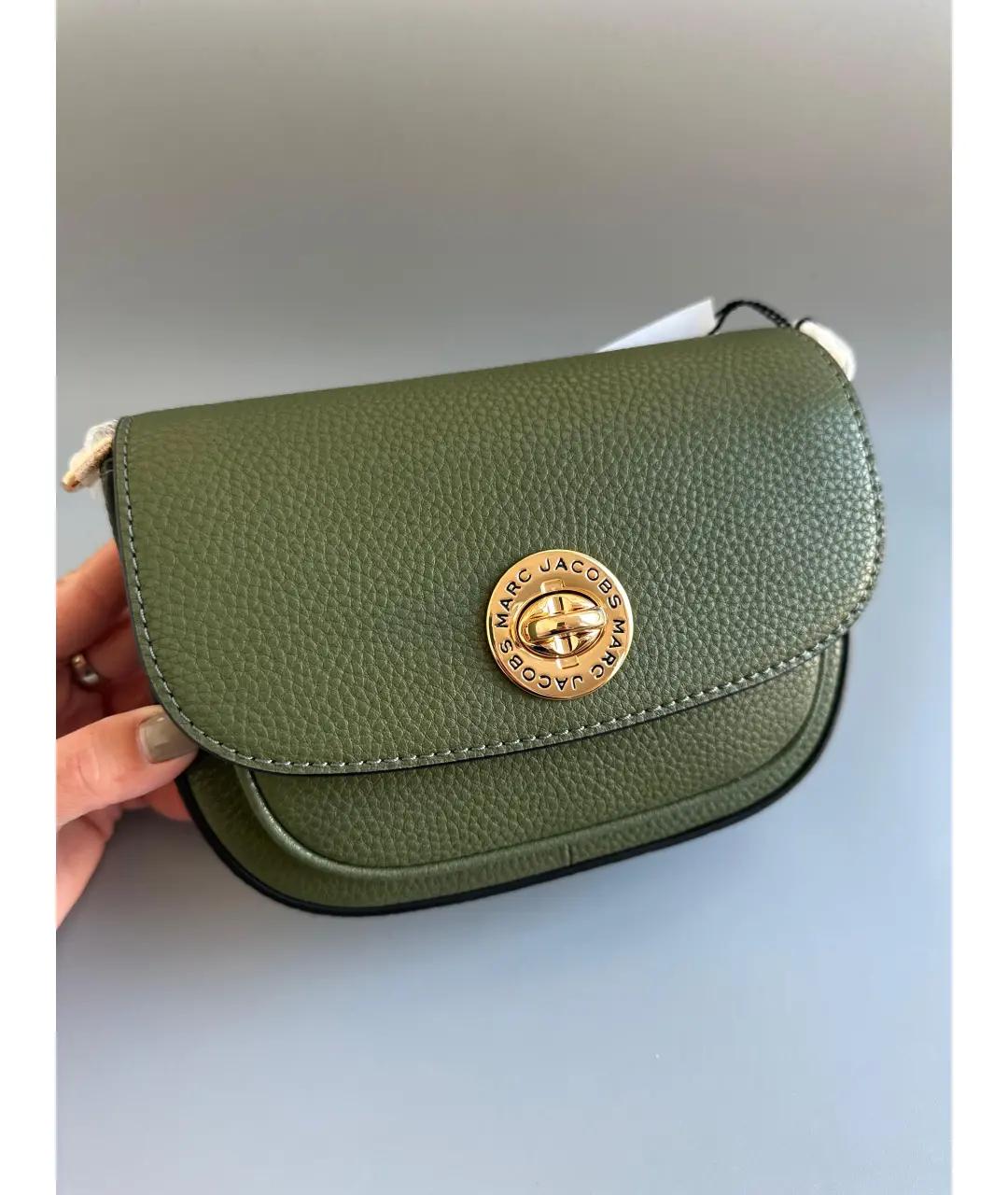 MARC JACOBS Хаки кожаная сумка через плечо, фото 4